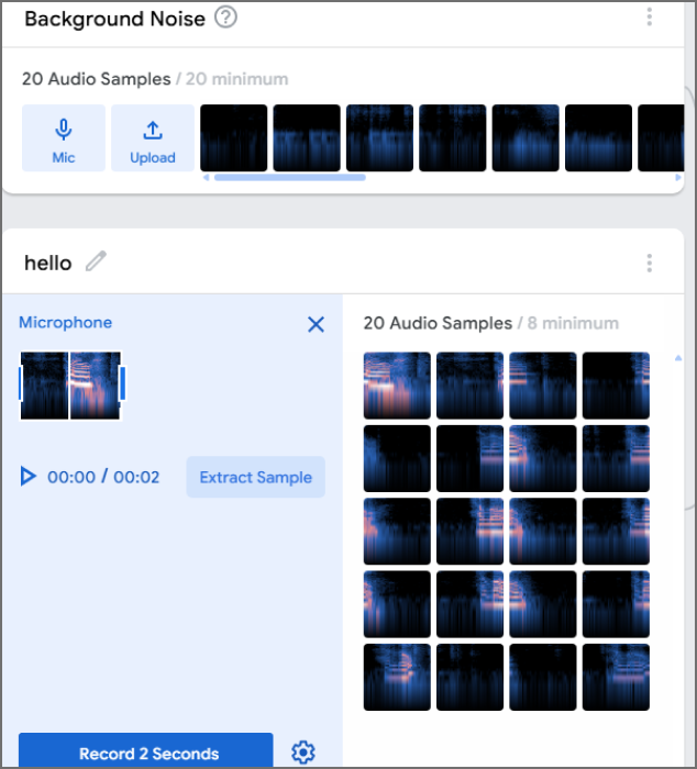 Using the Learning model to understand my voice 