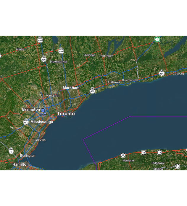 colour of maps changed to see different roads