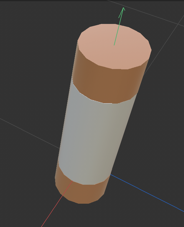 gluestick modeled in c4d upright