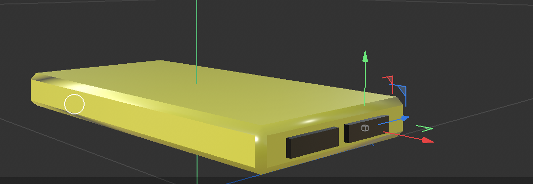 powerbank in c4d view, rough