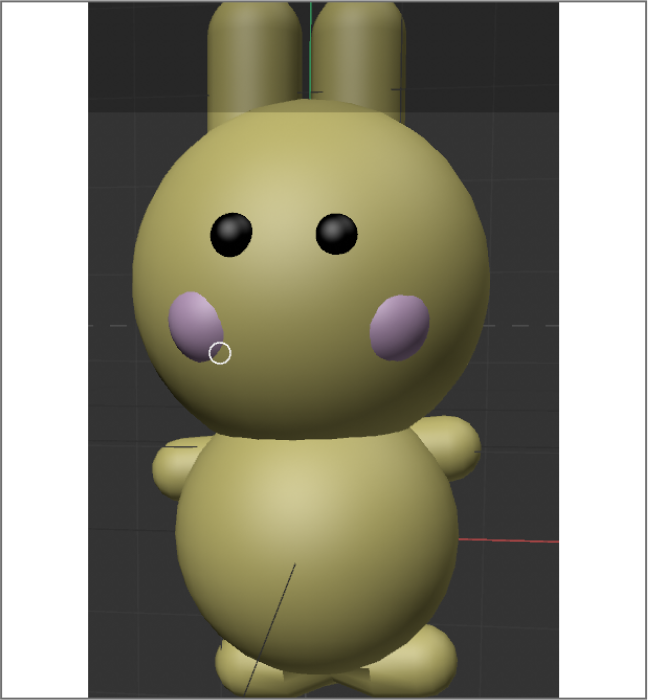 doll frontside with some features