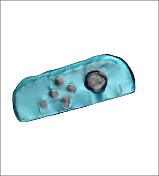 3d model viewer of switch controller front side