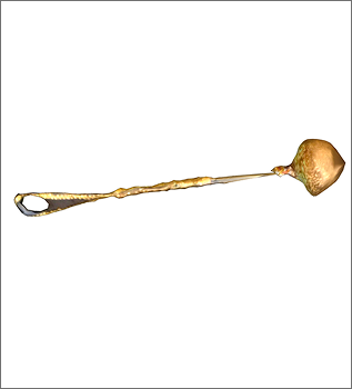 side view of lucky ball charm